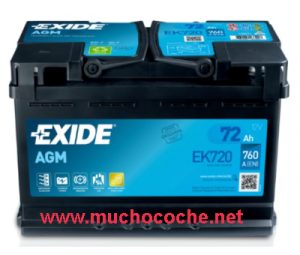 Exide AGM EK720