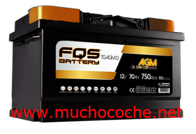 Batería de Coche 70Ah  Monbat EFB Start Stop +Dcha. - AG baterías