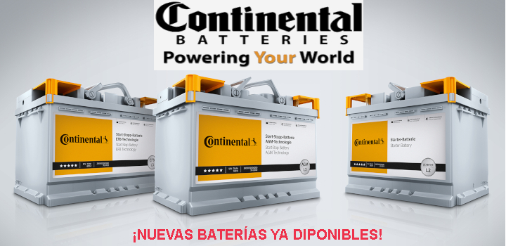 baterias continental