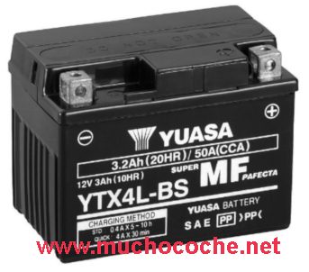 Yuasa Moto MF YTX4L-BS