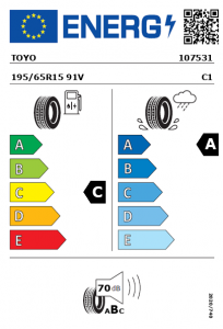 107531 204x300 - TOYO Proxes Comfort -91V - TOYO Proxes Comfort -91V