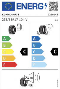 2196 203x300 - KUMHO HP71 Crugen -104V - KUMHO HP71 Crugen -104V