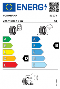 51074 204x300 - YOKOHAMA Advan Sport V105 (MO) -91W - YOKOHAMA Advan Sport V105 (MO) -91W