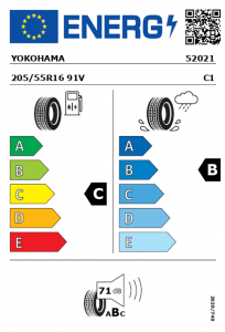 52021 204x300 - YOKOHAMA Advan Sport V105 (MO) -91V - YOKOHAMA Advan Sport V105 (MO) -91V
