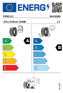 65419 204x300 - PIRELLI PZero PZ4 XL (VOL) -100W - PIRELLI PZero PZ4 XL (VOL) -100W