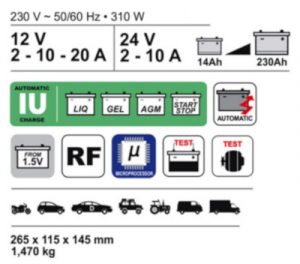 Cargador Ferve F-2520 2