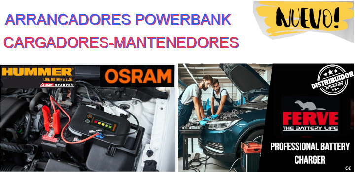 Anuncio Arrancadores Cargadores